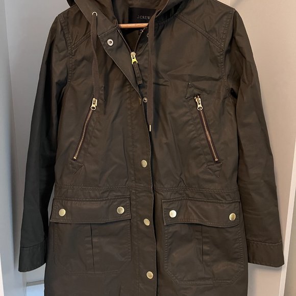 J. Crew Sterling Jacket Olive Military Green - Picture 2 of 8